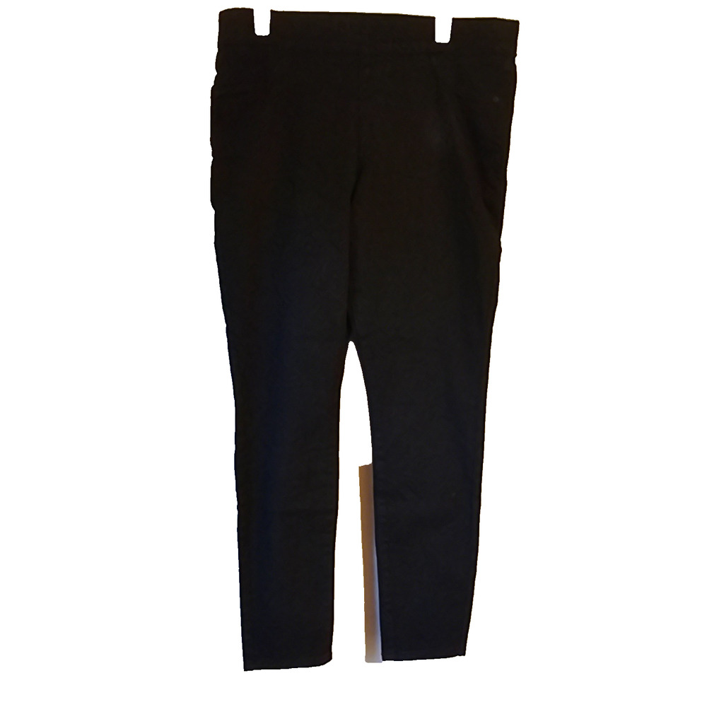 Old Navy Women’s 14 Super Skinny Pull On Jeggings Black Stretch Denim Pants